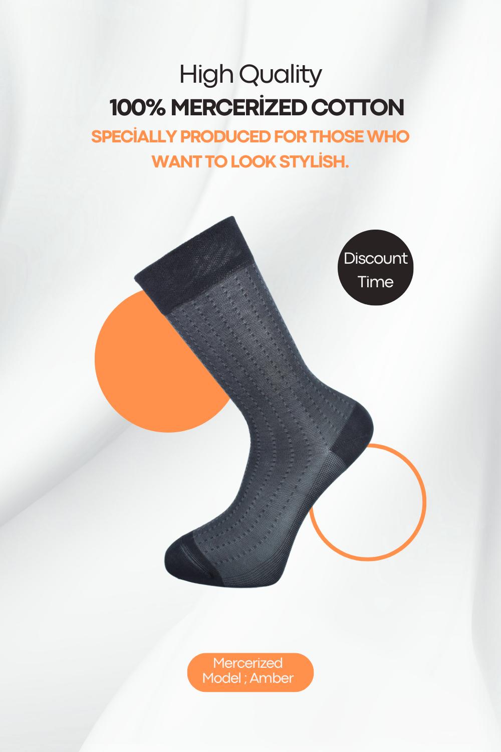 

Мужские носки янтарного цвета, без пота, без ворса, 100 % мерсеризованный хлопок, 12 шт. 41-44 чёрный