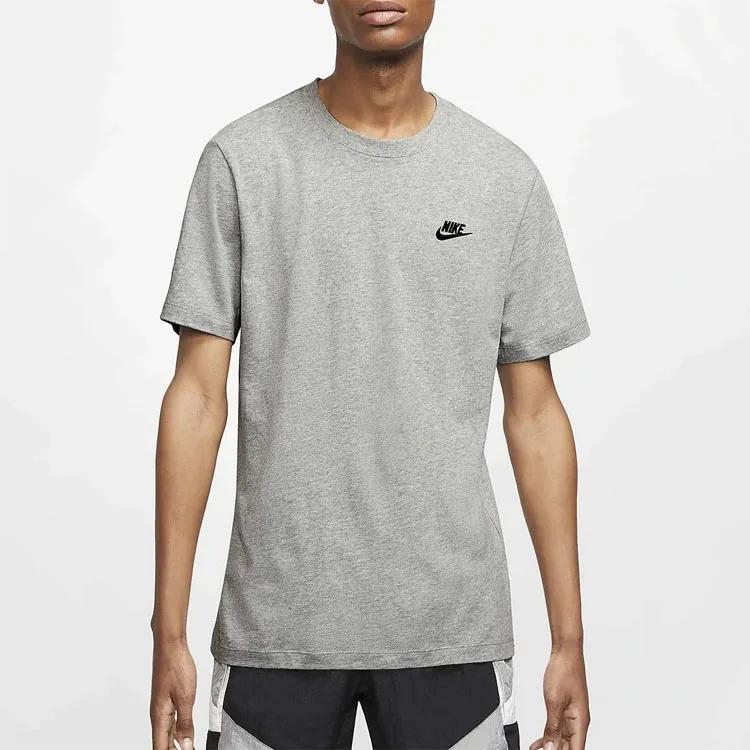 Nike Sportswear T Shirt Men's Dark Gray (Unisex) T-Shirts AR4997 | Dark Grey Heather