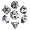 Cusdie Camo DND Dice 7-Piece RPG Polyhedral Dice Set Resin D20 D12 D10 D8 D6 D4 D% for D&D Pathfinder Cthulhu Tabletop Games