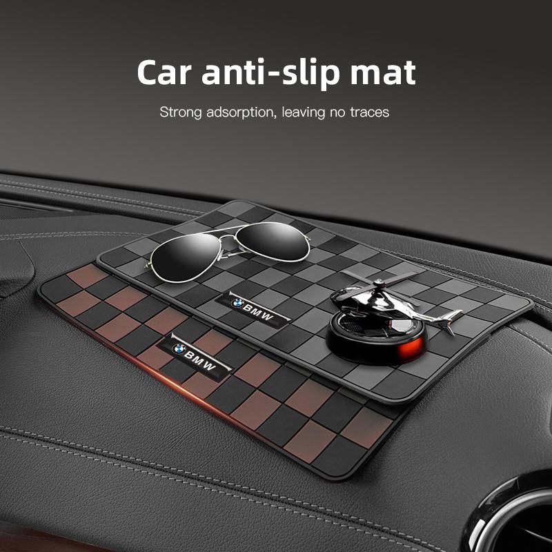 Car Dashboard Sticky Non-slip PVC Mat Cell Phone Key Storage Mats Pads For BMW E46 E60 E90 E39 E87 E36 E92 E70 E91 X3 X5 X1 X2