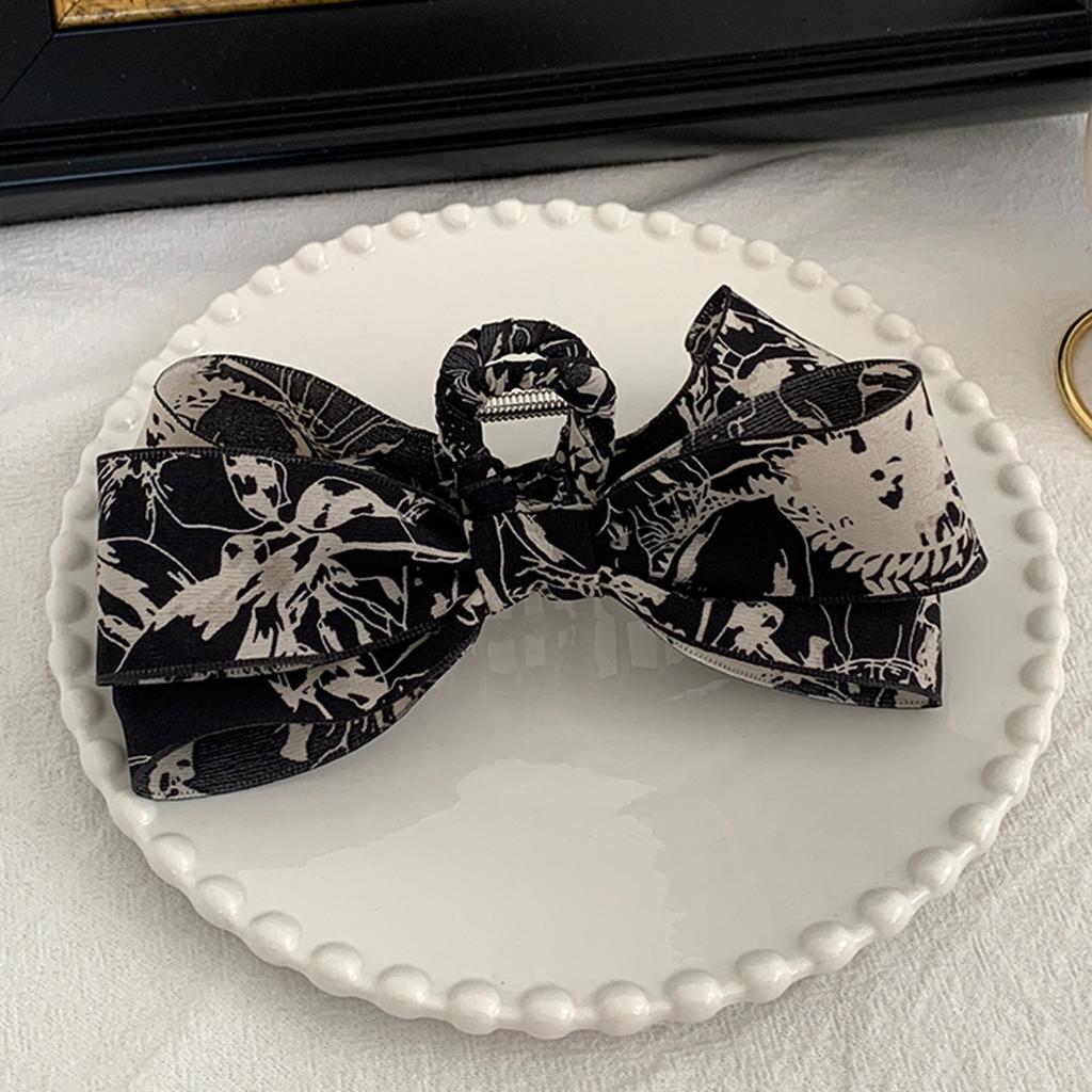 Mori Fee Gas Hinterkopf Große Schleife Scheibe Haargreifer Klemme Internet-Berühmtheit 2025 Neuer Haifischclip Kopfschmuck Haarnadel