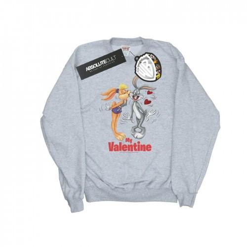 Looney Tunes Mens Bugs Bunny And Lola Valentine´s Day Sweatshirt