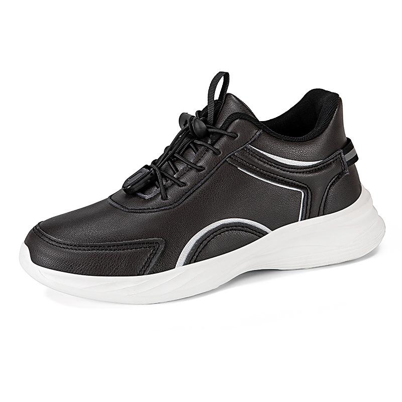 The elderly autumn leather surface anti-splashing sports shoes light and non-slip mother shoes women's casual walking shoes new sports shoes