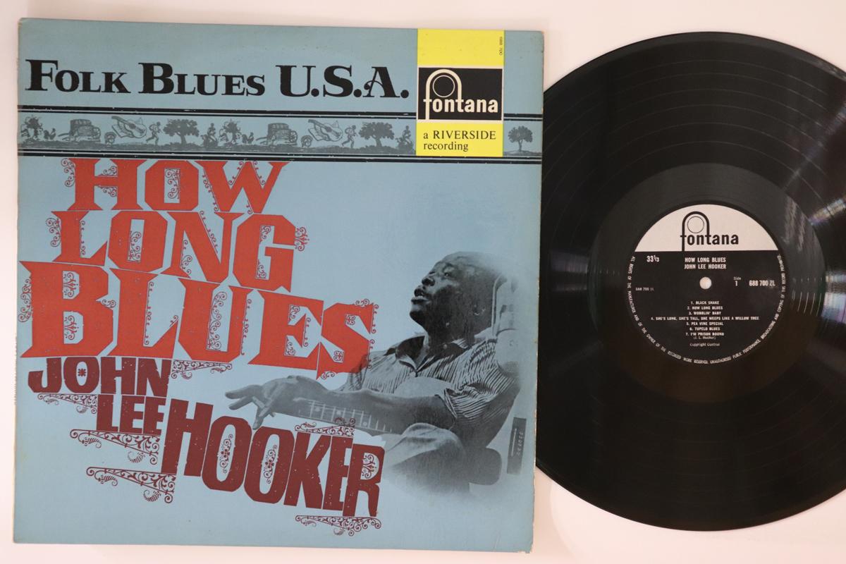 

LP Record JOHN LEE HOOKER - How Long Blues 688700ZL FONTANA 1964 UK Blues Used