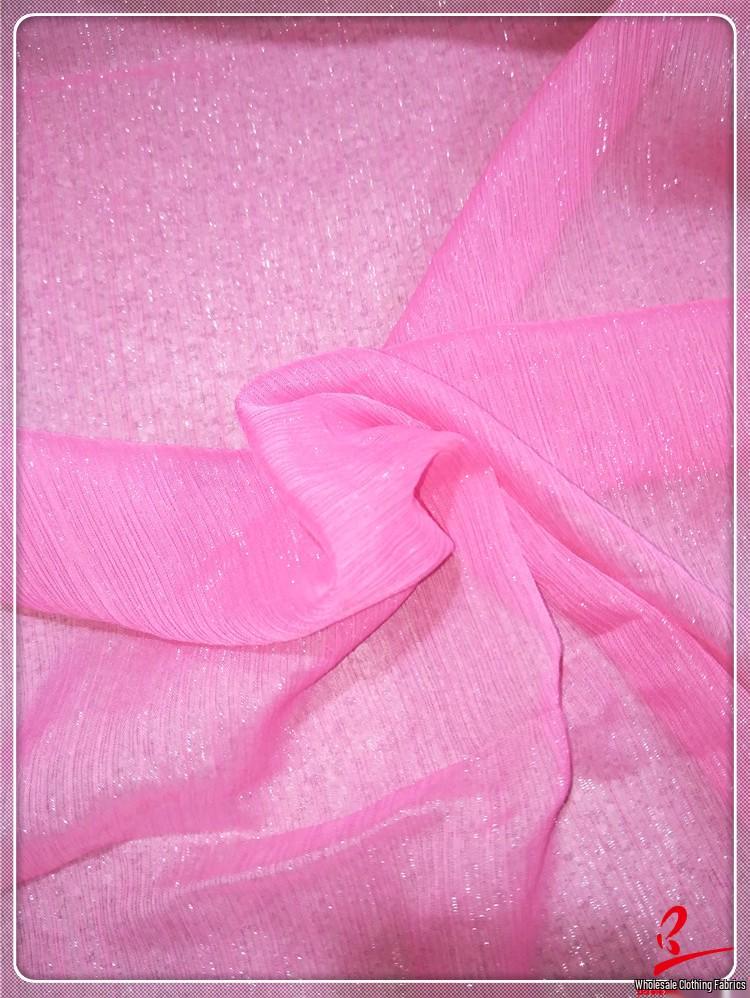 Super Sheer Silver Sequin Silk Gingham Chiffon Brocade Fabric for Dance Costumes