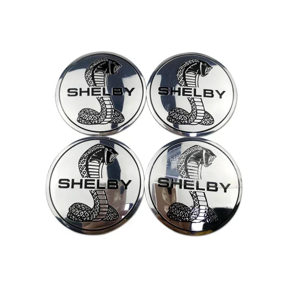 4PCS 56MM Wheel Center Sticker For Ford Kuga Fusion Shelby ST RS Mondeo Focus 2 3 Fiesta Explorer Edge Ecosport Rim J210 Decal Cover