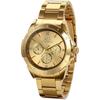 JewelryWe Men's Analog Waterproof Stainless Steel Quartz Watch Gold Round Formal Business Fashion Accessory