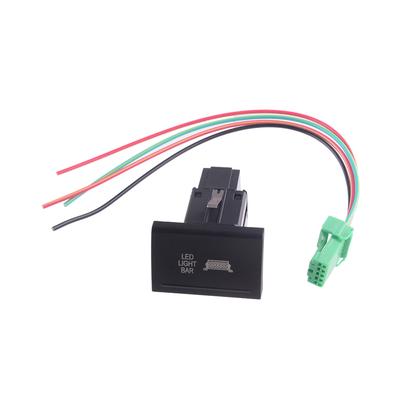 Car Push Button Switch Red LED Work Rear Spot Reverse Fog Light Bar 12V Fit For VW Amarok