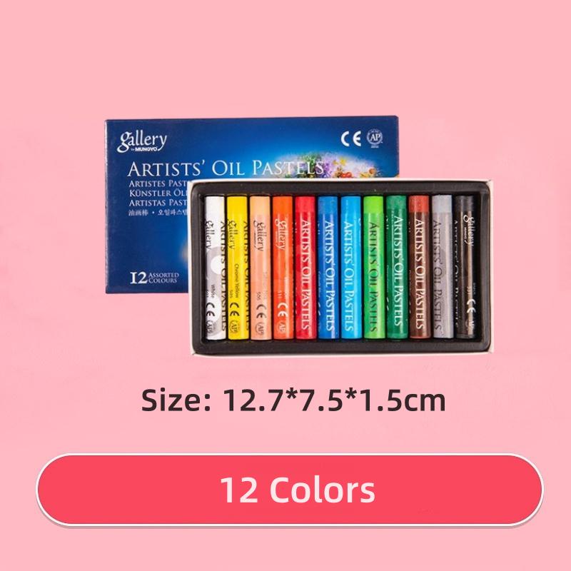 Стирающиеся художественные масляные пастельные цвета, масляная живопись, мягкий мелок, детский художественный набор для рисования, школьные принадлежности, 12/25/50 цветов