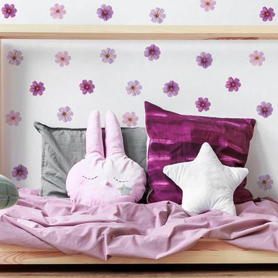 DIY Mehrfarbige Blumenwandaufkleber für Schlafzimmer, Wohnzimmer, Eingangsbereich und zur Verschönerung von Heimhintergründen