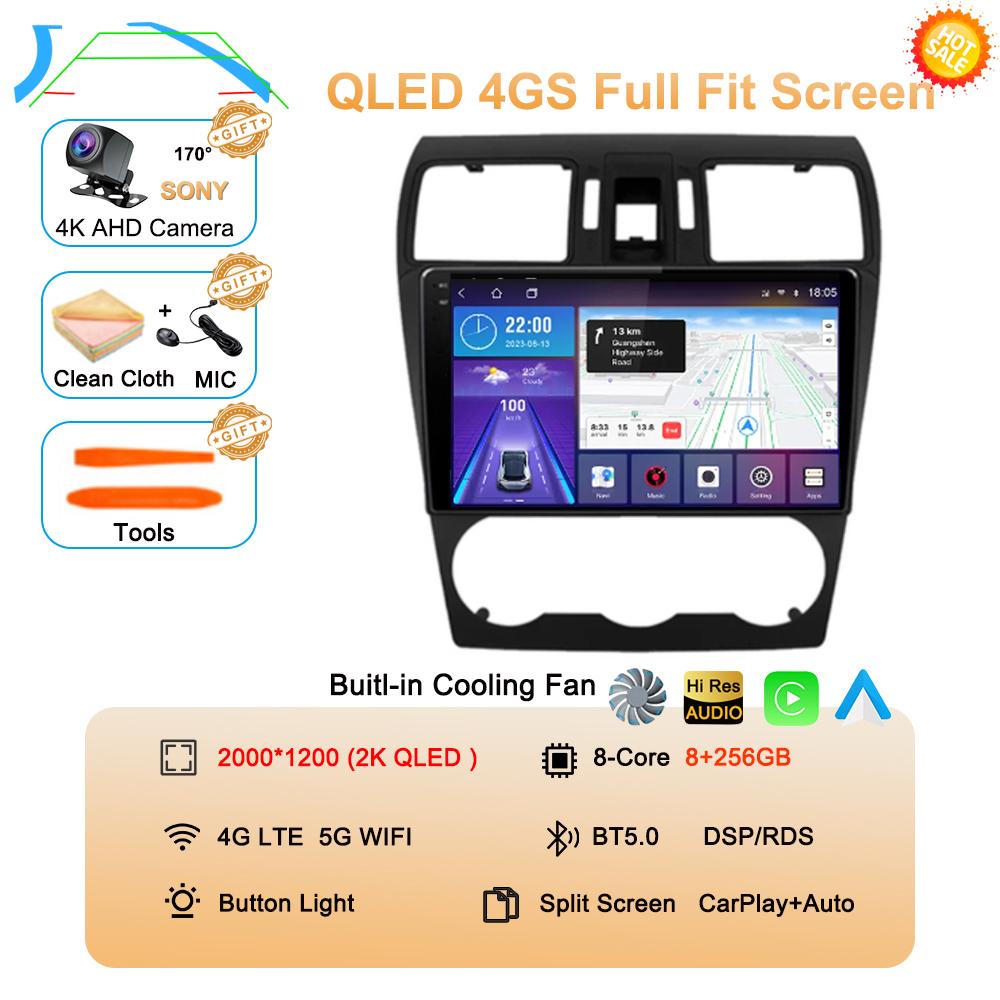 Android 14 Car Stereo Radio For Subaru Forester 4 SJ XV 2012-2015 4G Multimedia Video Player Navigation GPS Carplay 360 Camera