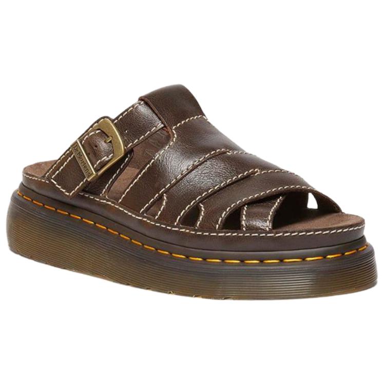Dr. Martens Maxxy Fashionable Comfortable Slide Sandals Unisex Footwear Brown 40529200