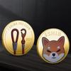 Color UV Shiba Inu Coin Virtual Bit Commemorative Coin Digital Virtual Currency Gold Coins, Christmas gift, Stocking stuffers