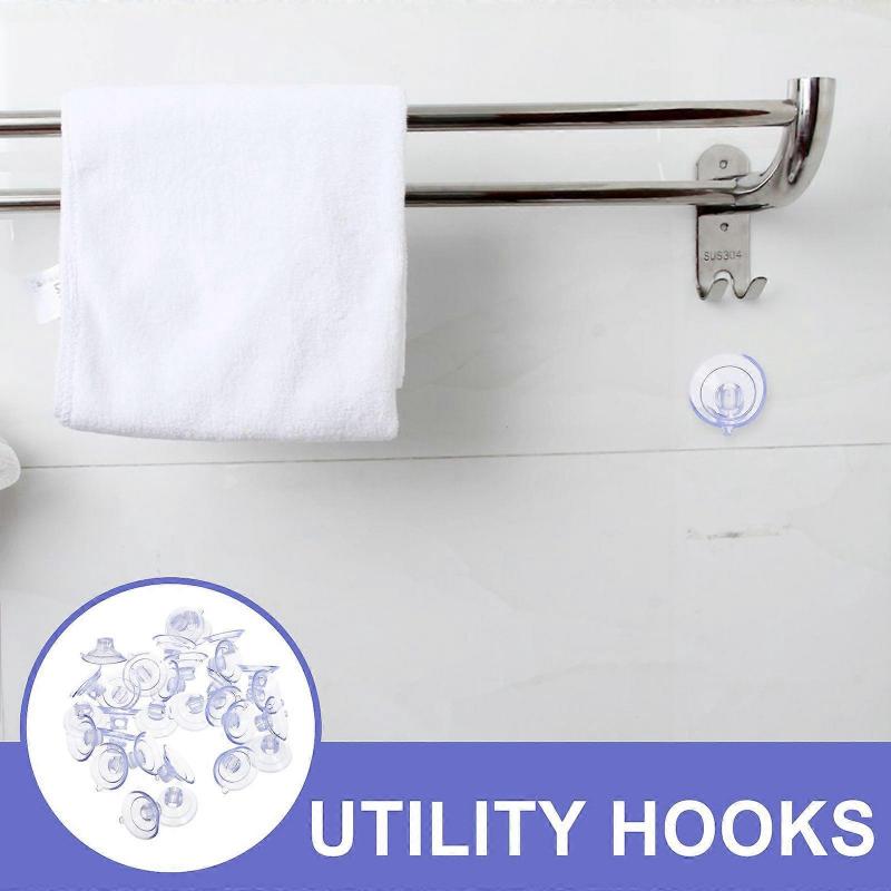 30 Pcs Christmas Light Suction Cups Mini Light Suction Cup Hooks Hang String Christmas Lights Decorations Christmas Light Suction Cup Clips