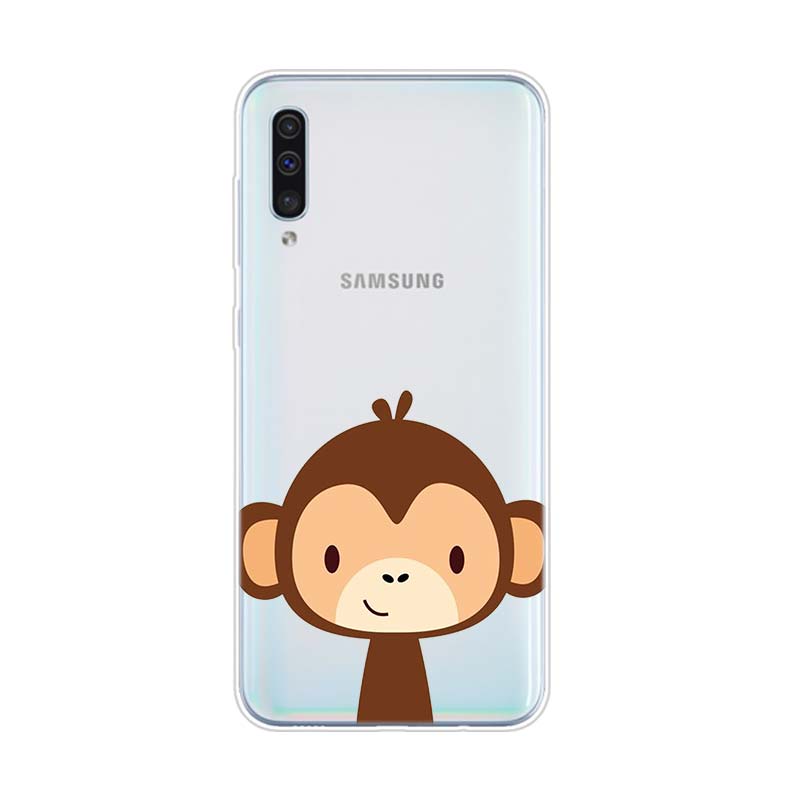 

Чехол для телефона Samsung Galaxy A90 A80 A70 A60 A50 A40 A30 A20S A20E A10 A10E A10S S8 S7 S6 Edge с милой мультяшной обезьянкой Samsung S6 Edge