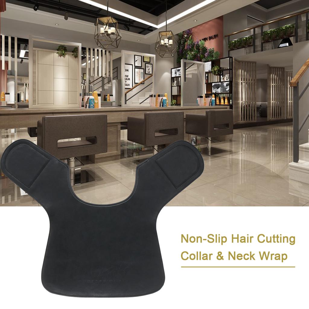Wasserdichter Haarschneidekragen für den Salon, Haarschneideumhang, rutschfester Halswickel zum Haarschneiden, Haarfärben