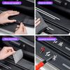 For Hongqi H5 H6 H9 E-QM5 HS3 HS5 HS6 HS7 E-HS3 E-HS9 LS5 Car Threshold Strip Carbon Fiber Film Door Sill Stickers Accessories