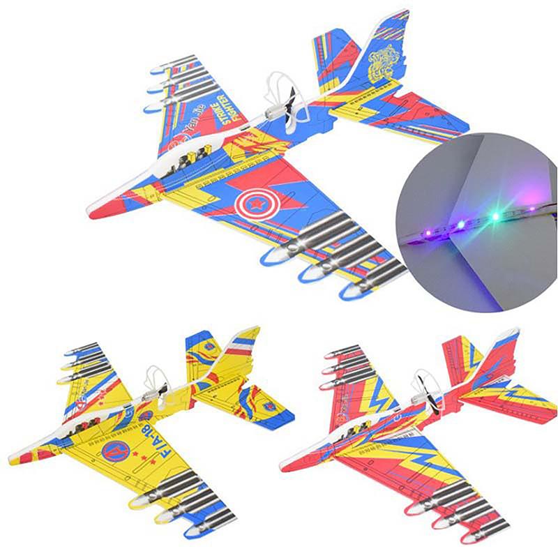 Flugzeugmodell Outdoor-Spielzeug Schaumflugzeuge Kondensator Elektroflugzeug Handstart Wurfsegelflugzeug Trägheitsschaumspielzeug