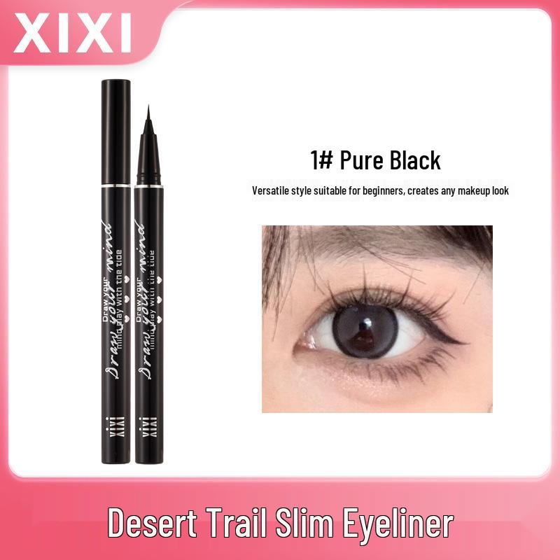 

XIXI Desert Trail Slim Eyeliner: Precision 0.01mm Fine Tip for Root-to-Root Application and One-Stroke Finish.