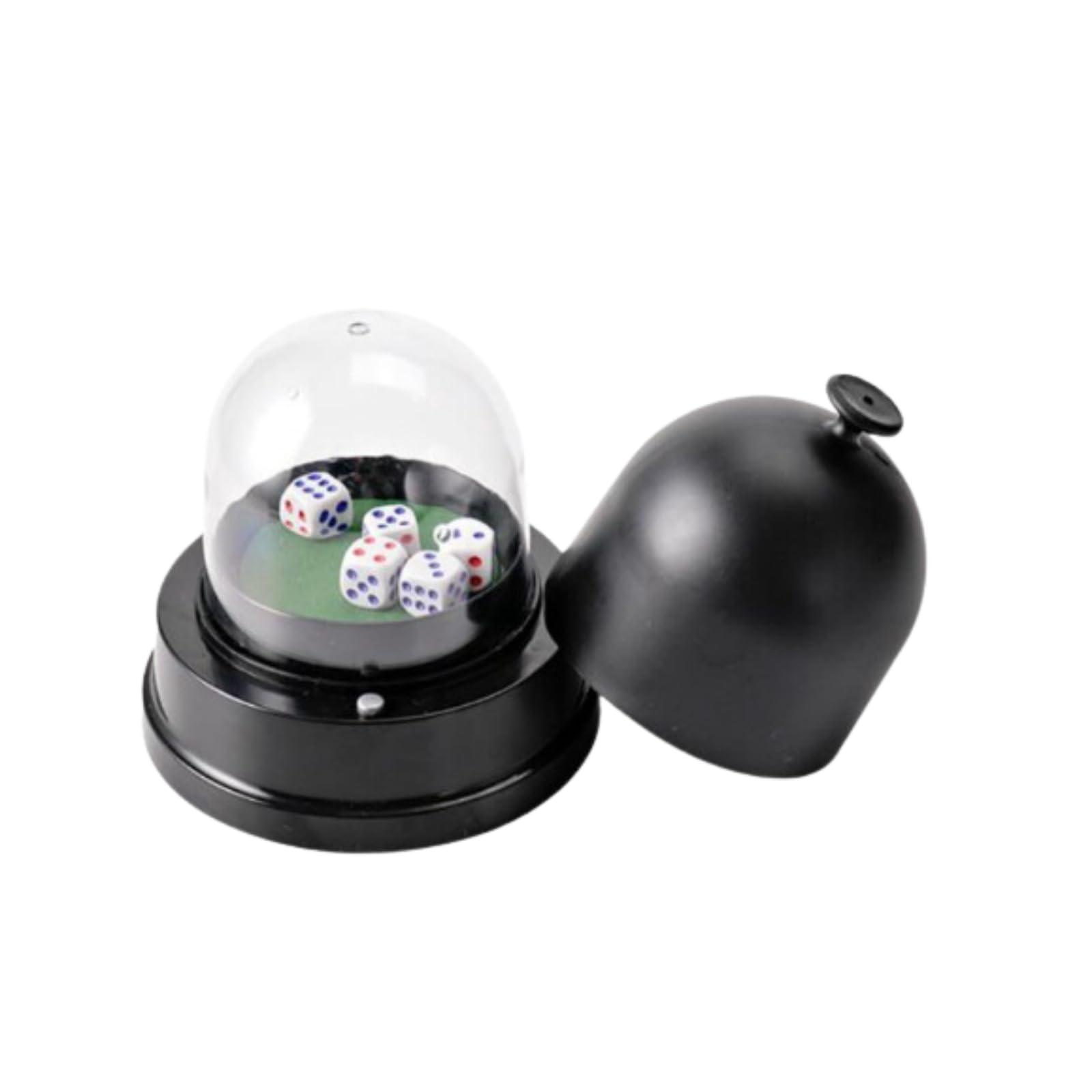 

Haohana Automatic Dice Cup with Removable Includes 5 Hides and Lid for Games and Parties Lid, Dice, Dice,