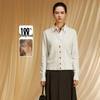 Giovanni Valentino Women's Pure Wool V-Neck Cardigan