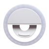 LED Rechargeable Selfie Fill Light Modes Ring Clip-on Round Beauty 3 Light Portable Anti-slip