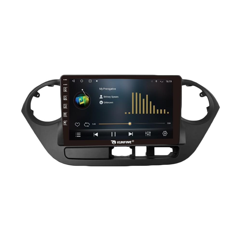 Android Radio CarPlay/Android Auto Car Navigation Multimedia Player GPS RDS DSP Stereo For Hyundai I10 2013-2017