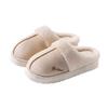 New cotton slippers autumn and winter warm and velvet thick-soled indoor home bag head couple fluffy slippers shoes
