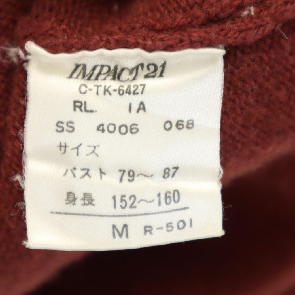 RALPH LAUREN Long sleeve sweater M wine-red knit Women Used