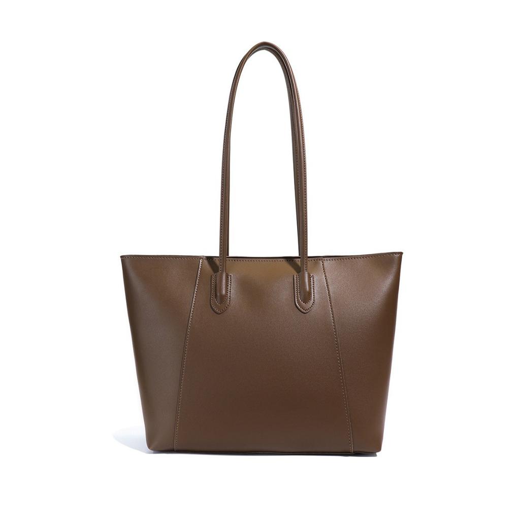 Large Capacity Commuter Tote Bag Women's Simple Retro Handbag To Work Commuter Notebook Shoulder Bag
