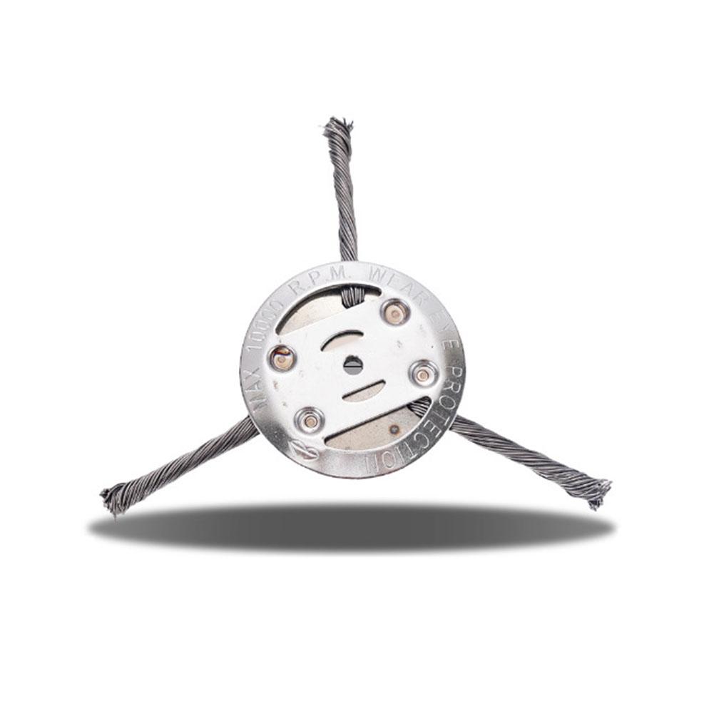 Steel Wire Grass Trimmer Head 2025 New String Trimmer Replacement Head, Wire Weed Trimmer Head Weed Remover Tool for Lawn Mower