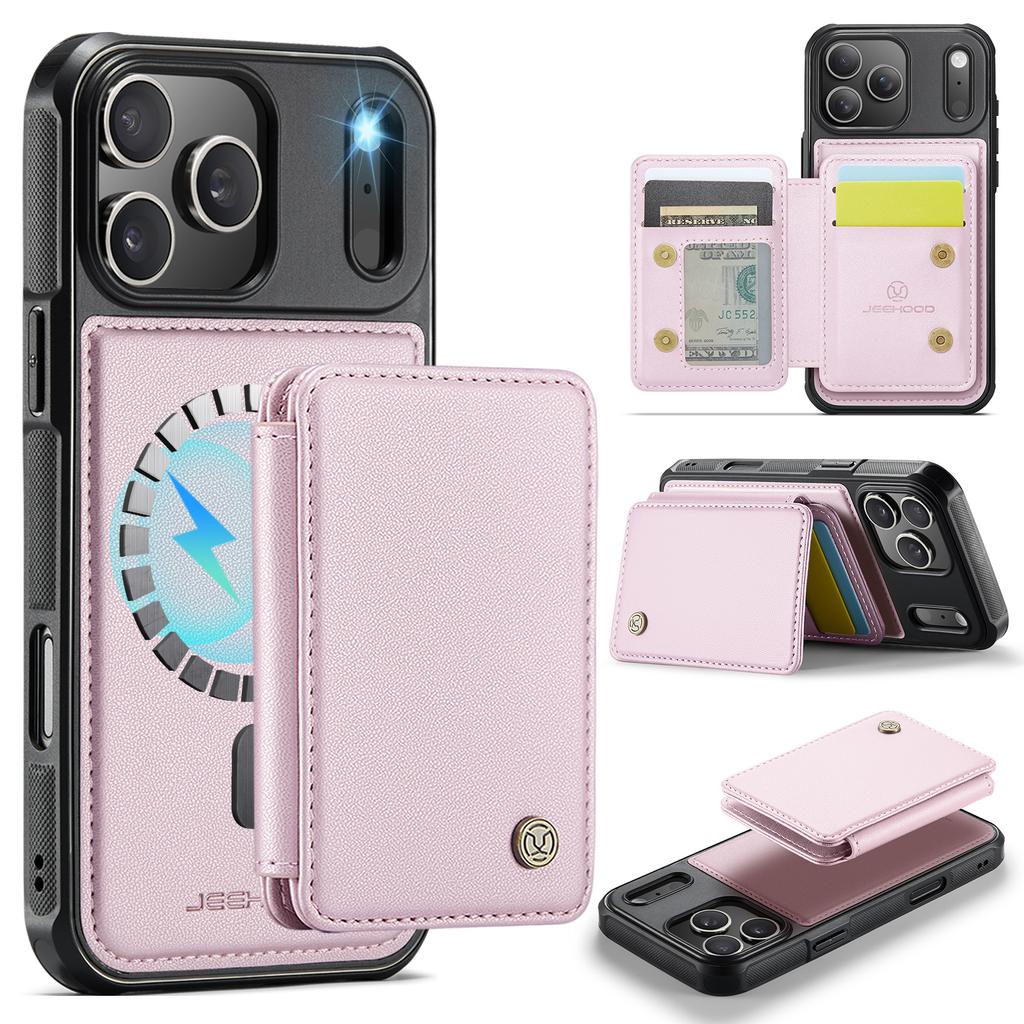 2 in 1 Detachable Business Magnetic Leather Wallet Solt Case  For iPhone 17 Pro Max 16 15 14 13 12 11 Plus 17air kickstand Cover