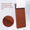Waterproof Cash Receipt Folder PU Leather Bill Folder Fashion Cash Book  Hotel