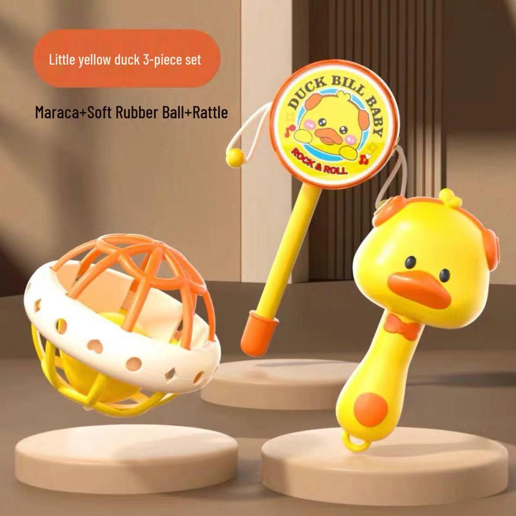 Neugeborenen Lernrasselspielzeug: 0-3 Monate - Zahnen, Kopfheben & Greifen Sandhammer