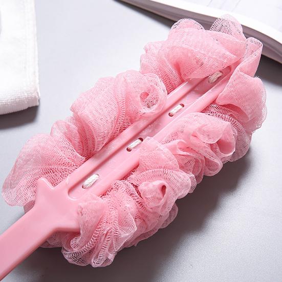Bath Brush Ergonomic Soft PP Portable Shower Back Scrubber for Daily Use