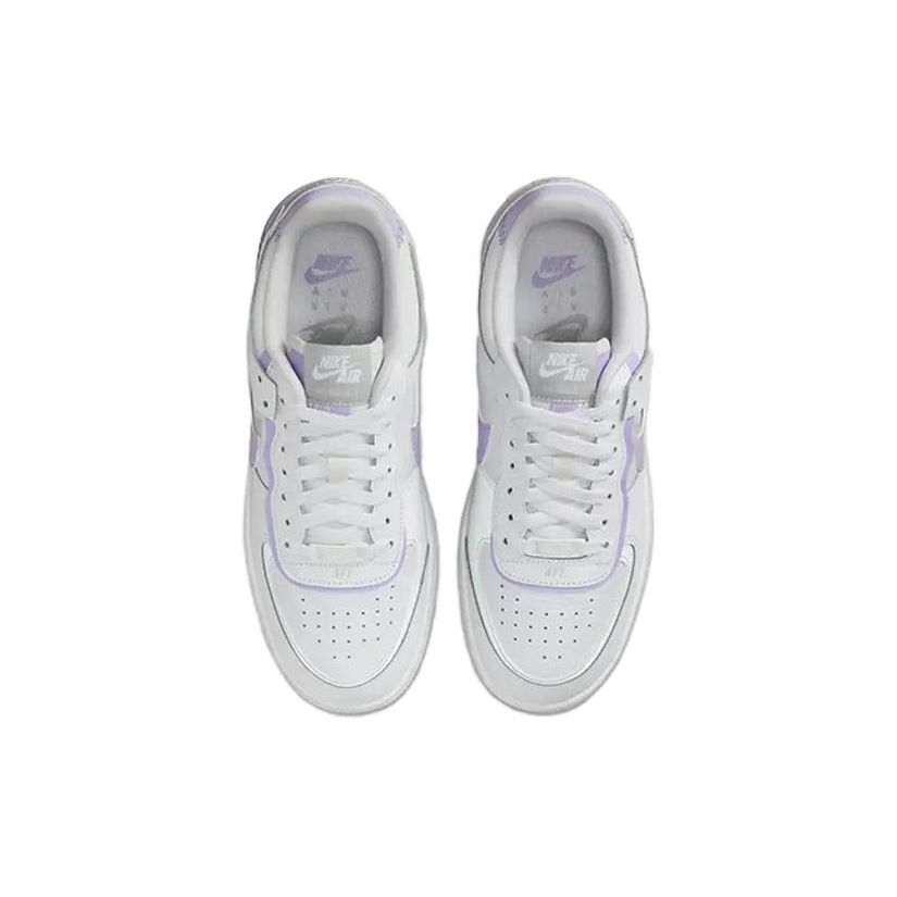 Nike Air Force 1 Shadow Beyaz Leylak Çiçeği Kadın Spor Ayakkabıları Photon-Dust FN6335-102