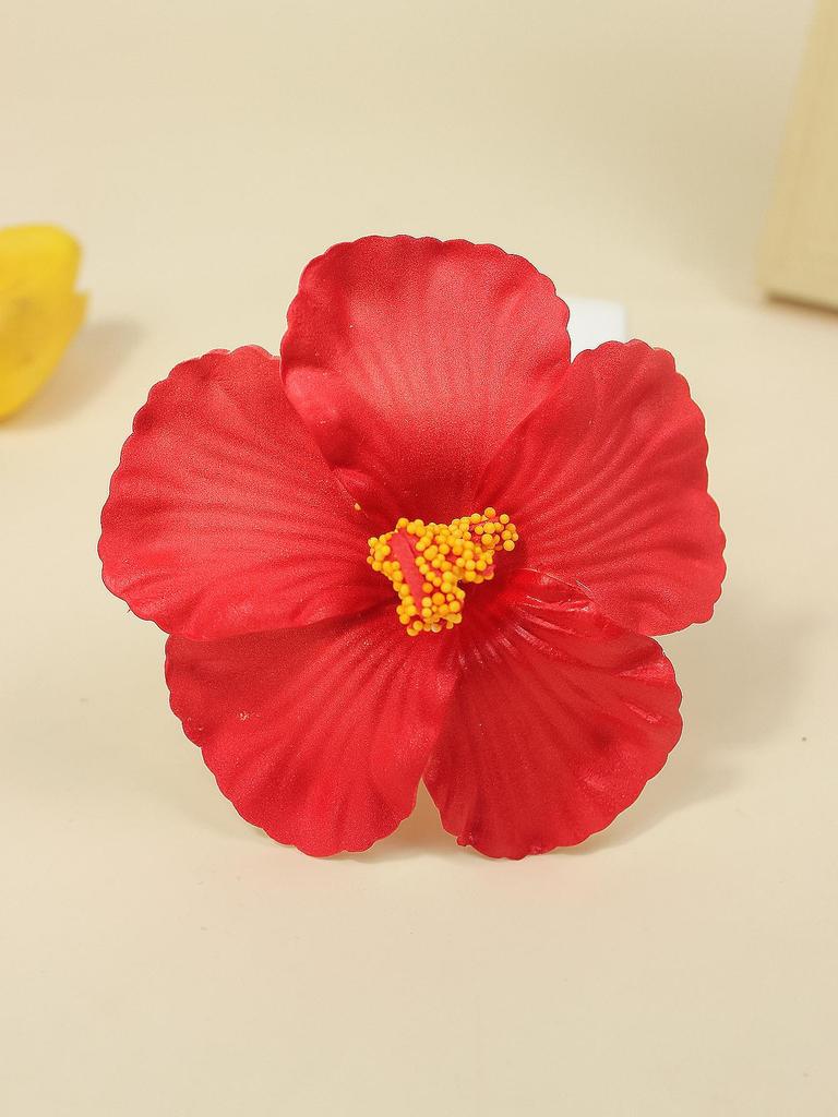 9cm EVA Frangipani Hibiscus Havajská Kvetinová Brošňa Pokrývka Hlavy Sušené Kvetinové Doplnky