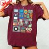 80s 90s Video Game Retro Classic Arcade Unisex TShirt Vintage Gamer Gifts Shirts Cool 80s Made Born In The 1980s 1990s Clothes