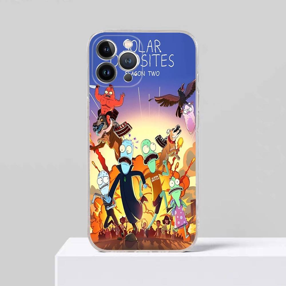 S-Solar O-Opposites Cartoon For IPhone 17 16 15 14 13 12 11 Pro Max Plus Phone Case High End Silicone