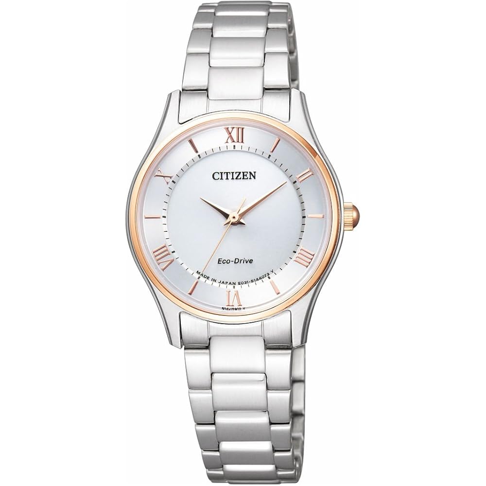 Citizen Collection Simple Adjust Eco-Drive Тонкие парные часы EM0404-51A Женские