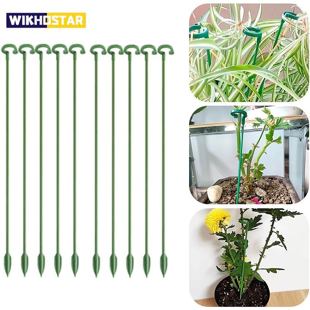 10PCS Plant Supports Stand Butterflies Orchid Flower Potted Fixing Rods Eco-friendly Reusable Vegetable Protection Fixing Tool Gardening Su