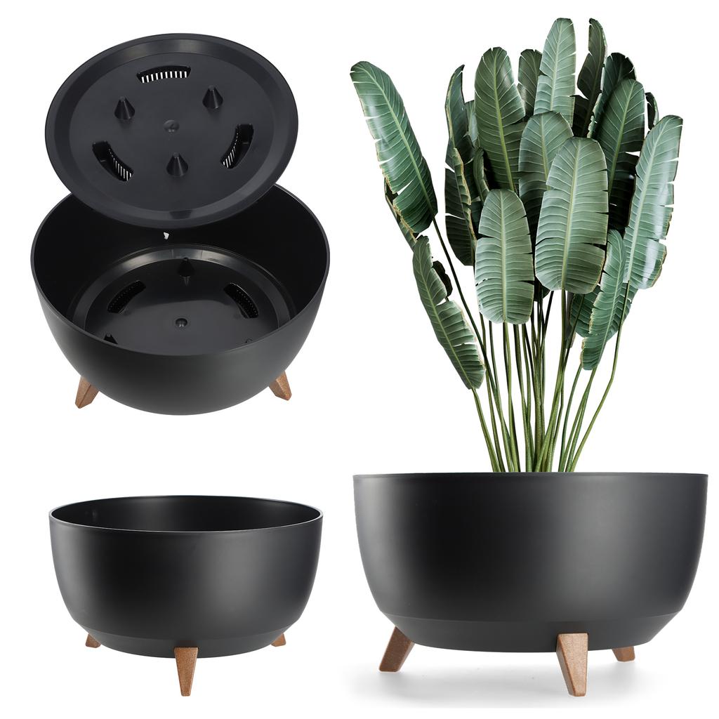 KADAX Flowerpot Flower Pot Cover + Insert Legs Flowerpot