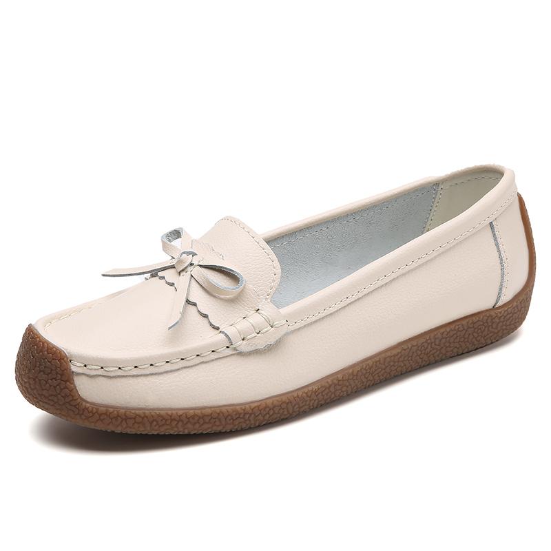 Casual Sneakers Women Shoes New Genuine Leather Comfortable Slip-On Flats Female Shoe Woman Sneaker Chaussures Femme