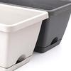 Self-Absorbing Flower Pot Indoor Vegetable Growing Pot With Base Drainage Hole And Absorbent Rope Plants Cuttings Pot For Home