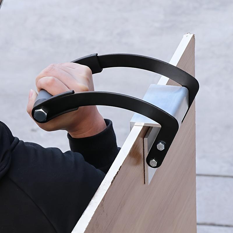 

Легкозахватный переносчик фанеры и гипсокартона - Прочная металлическая ручка для работы с деревом и гипсокартоном, Нескользящая рукоятка, Черный 1pc серебряный