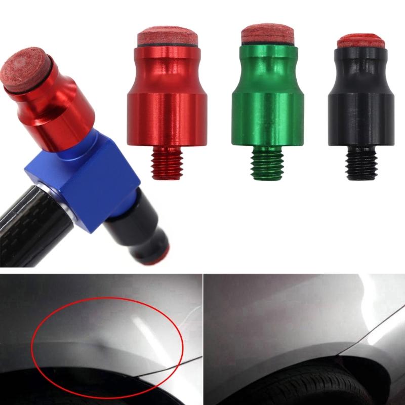 3Pcs Professional Auto Dent Removal Set Portable Tool Dent Repair Tool Replacement Striking Head with Leather Tip