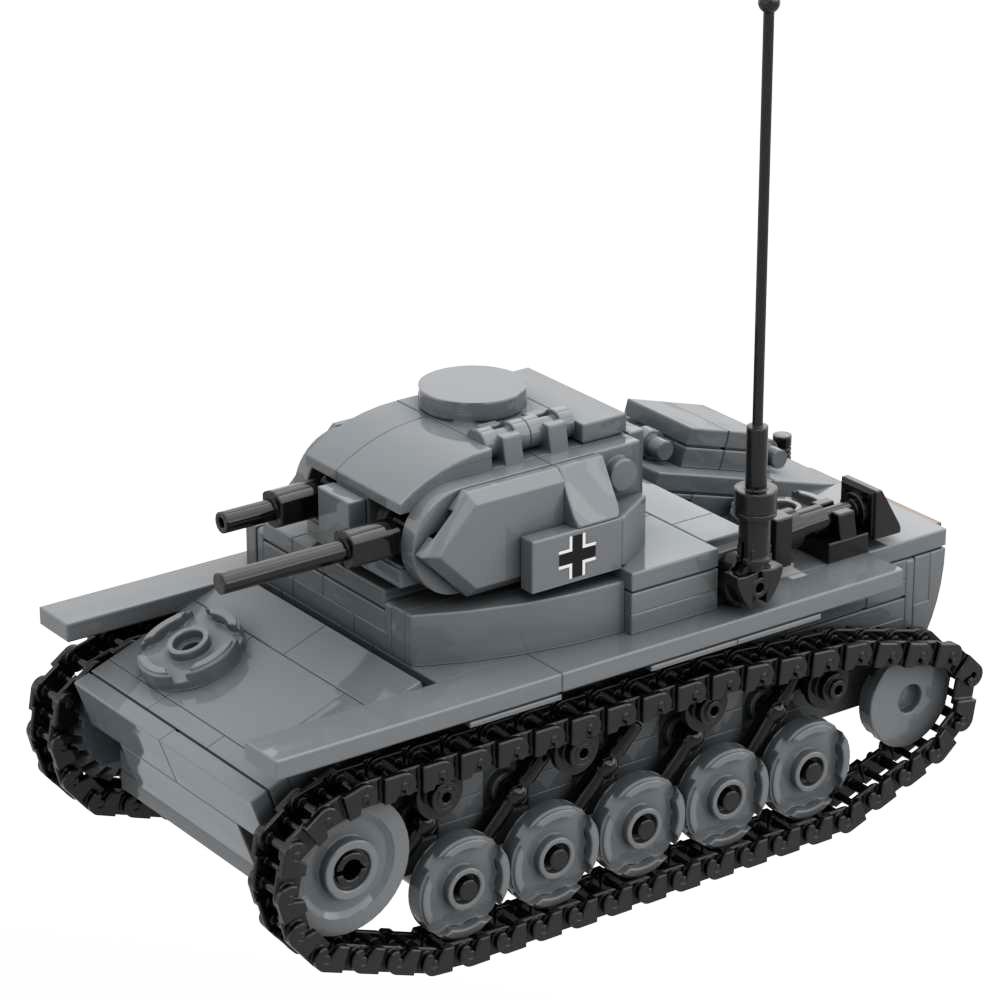 

Друга світова війна Німецький танк Panzer I II III IV Flakpanzer MK103 Військовий будівельний блок Іграшка Армійські цеглини Набір для складання Сумісний з брендами