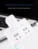 Delixi Multi-Function Socket Strip: One-to-Two Plug, Wire-Free, Multi-Hole Panel Expansion Converter.
