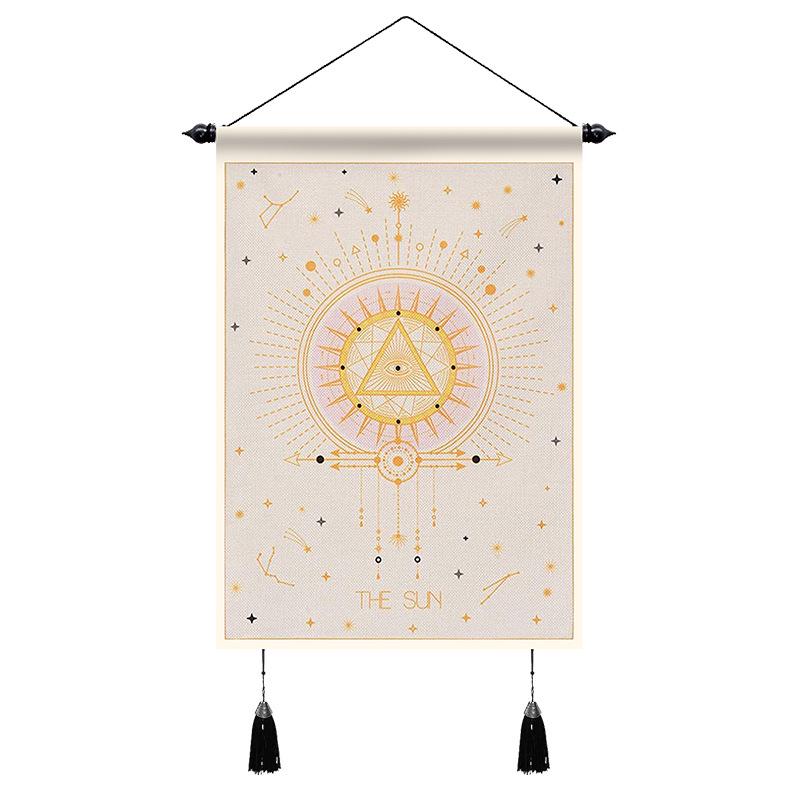 Tarot Card Tapestry: Sun & Butterfly Living Room Bedroom Dorm Decor