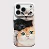 Lovely Cute Cat Glossy Film Hard PC Phone Case for Google Pixel 7 7a 8 8a 9 9a Pro XL 5G